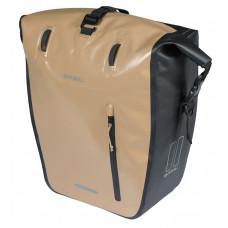 BASIL 18530 RIVO L ENKELE FIETSTAS MIK HOOKS 25-31L. ZAND/ZWART