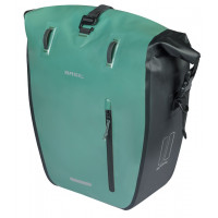 BASIL 18529 RIVO L ENKELE FIETSTAS MIK HOOKS 25-31L. ZILVERGRIJS/ZWART