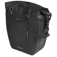 BASIL 18528 RIVO L ENKELE FIETSTAS MIK HOOKS 25-31L. ZWART