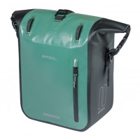 BASIL 18526 RIVO M ENKELE FIETSTAS MIK HOOKS 12-15L. ZILVERGRIJS/ZWART