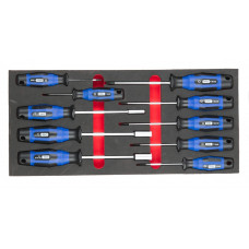 CYCLUS FOAM NR.1 (ROOD) INCLUSIEF SCHROEVEDRAAIERS DOP EN TORX