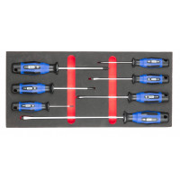 CYCLUS FOAM NR.2 (ROOD) INCLUSIEF SCHROEVEDRAAIERS SLEUF EN KRUISKOP