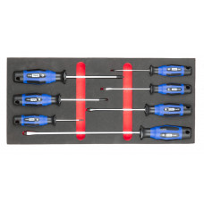 CYCLUS FOAM NR.2 (ROOD) INCLUSIEF SCHROEVEDRAAIERS SLEUF EN KRUISKOP