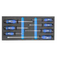 CYCLUS FOAM NR.2 (BLAUW) INCLUSIEF SCHROEVEDRAAIERS SLEUF EN KRUISKOP