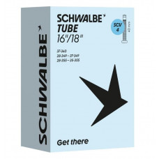 SCHWALBE BINNENBAND SCV4 16-18 INCH 28/37-340/355 40 MM SCHWALBE BINNENBAND SCV4 16-18 INCH 28/37-340/355 40 MM