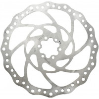 TEKTRO TR203-52 AIRFLOW REMSCHIJF ROTOR Ø203MM 6-PUNT ZILVER