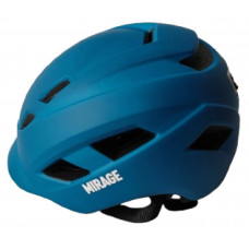 MIRAGE CITY FIETSHELM 55-58 CM MAT BLAUW MIRAGE CITY FIETSHELM 55-58 CM MAT BLAUW