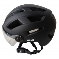 MIRAGE SPEEDPEDELEC FIETSHELM 55-58 CM MAT ZWART MIRAGE SPEEDPEDELEC FIETSHELM 55-58 CM MAT ZWART