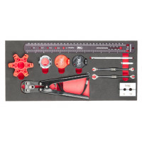 CYCLUS FOAM NR.3 (ROOD) INCLUSIEF SPAAKGEREEDSCHAP MAAT S