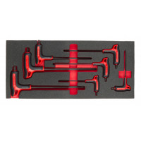 FACOM PRO FOAM INCLUSIEF 7 TORX T-INBUSSLEUTELS