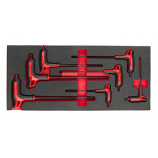 FACOM PRO FOAM INCLUSIEF 7 TORX T-INBUSSLEUTELS