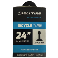 DELI TIRE BINNENBAND DELI-VERY 24 INCH DV10 24X2.125/2.35 54/60-507 AV 35MM DOOSJE DELI TIRE BINNENBAND DELI-VERY 24 INCH DV10 24X2.125/2.35 54/60-507 AV 35MM DOOSJE