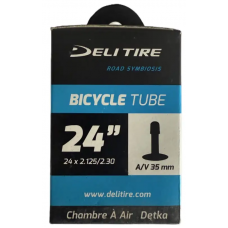 DELI TIRE BINNENBAND DELI-VERY 24 INCH DV10 24X2.125/2.35 54/60-507 AV 35MM DOOSJE DELI TIRE BINNENBAND DELI-VERY 24 INCH DV10 24X2.125/2.35 54/60-507 AV 35MM DOOSJE