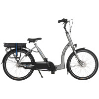 BURGERS ERGO E-BIKE 24 INCH LAGE INSTAP LOW ENTREE 504W / 51 CM NEXUS 7 ROLLERBRAKE MAT ZILVER BURGERS ERGO E-BIKE 24 INCH LAGE INSTAP LOW ENTREE 504W / 51 CM NEXUS 7 ROLLERBRAKE MAT ZILVER