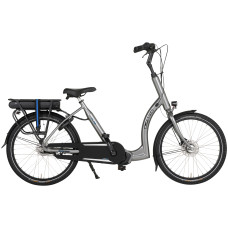 BURGERS ERGO E-BIKE 24 INCH LAGE INSTAP LOW ENTREE 418W / 51 CM NEXUS 7 ROLLERBRAKE MAT ZILVER BURGERS ERGO E-BIKE 24 INCH LAGE INSTAP LOW ENTREE 418W / 51 CM NEXUS 7 ROLLERBRAKE MAT ZILVER