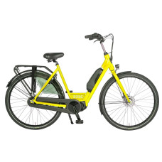 BURGERS EXPLORER ID PERSONAL E-BIKE SHIMANO EP5/60NH LEENFIETS 28 INCH 55 CM NEXUS 5 RB GEEL