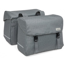 NEW LOOXS 218.159 MONDI JOY DUBBELE FIETSTAS 38L. NIMA GRIJS