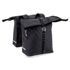 NEW LOOXS 168.330 CANTOS DUBBELE FIETSTAS TARPAULIN 36L. ZWART