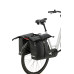NEW LOOXS 168.330 CANTOS DUBBELE FIETSTAS TARPAULIN 36L. ZWART