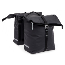 NEW LOOXS 168.330MIK2 CANTOS DUBBELE FIETSTAS MIK TARPAULIN 36L. ZWART