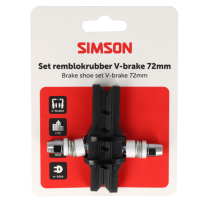 SIMSON S020204 REMBLOKKEN V-BRAKE 72MM SHIMANO INBUS OP KAART