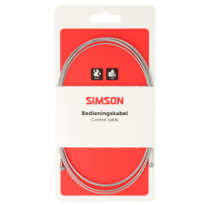 SIMSON S020215 VERSNELLINGS KABEL UNIVERSEEL 2.25M 1.2MM RVS OP KAART