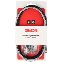 SIMSON S020231 REMKABEL ROLLERBRAKE COMPLEET ZWART OP KAART