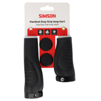SIMSON S020462 HANDVATTEN SET EASY GRIP 130/95MM ZWART OP KAART