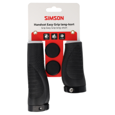 SIMSON S020462 HANDVATTEN SET EASY GRIP 130/95MM ZWART OP KAART