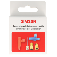 SIMSON S020509 OPPOMPNIPPELS LUCHTBED & BAL 5-DELIG OP KAART