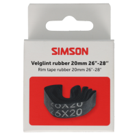 SIMSON S020511 VELGLINTRUBBER 26"-28" 22MM OP KAART
