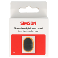 SIMSON S020523 BINNENBANDPLEISTERS OVAAL OP KAART