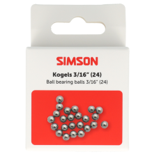 SIMSON S020910 KOGELS 3/16" 24X OP KAART