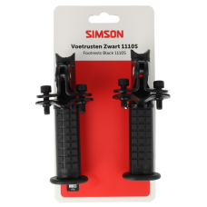 SIMSON S020919 VOETRUSTEN 1110S ZWART OP KAART SIMSON S020919 VOETRUSTEN 1110S ZWART OP KAART