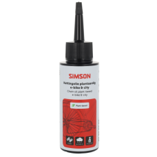 SIMSON S021054 KETTINGOLIE PLANTAARDIG VOOR E-BIKE & CITY BIKE 100 ML