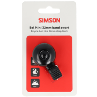 SIMSON S021228 FIETSBEL MINI MET FLEXBAND ZWART OP KAART