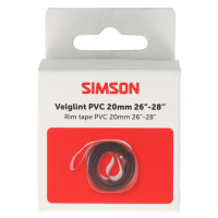 SIMSON S021513 PLAKVELGLINT 22MM PVC OP KAART