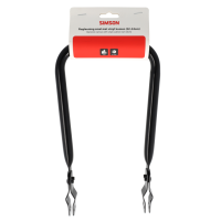 SIMSON S021898 RUGLEUNING SMAL ZWART OP KAART