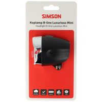 SIMSON S022037 AURORA BATTERIJ KOPLAMP B-LINE LUXURIOUS MINI OP KAART