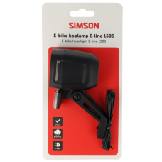 SIMSON S022040 AURORA E-BIKE KOPLAMP E-LINE 8-48V 150S OP KAART