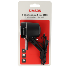 SIMSON S022041 AURORA E-BIKE KOPLAMP E-LINE 6-48V 100S OP KAART