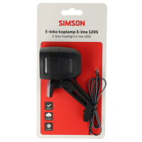 SIMSON S022042 AURORA E-BIKE KOPLAMP E-LINE 6-48V 120S OP KAART