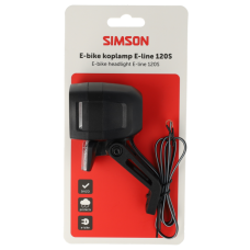 SIMSON S022042 AURORA E-BIKE KOPLAMP E-LINE 6-48V 120S OP KAART