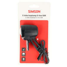 SIMSON S022043 AURORA E-BIKE KOPLAMP E-LINE 6-48V 50R OP KAART SIMSON S022043 AURORA E-BIKE KOPLAMP E-LINE 6-48V 50R OP KAART