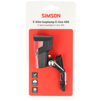 SIMSON S022046 AURORA E-BIKE KOPLAMP E-LINE 6-48V 40S OP KAART