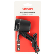 SIMSON S022047 AURORA NAAFDYNAMO KOPLAMP D-LINE 6V 80R OP KAART