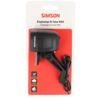SIMSON S022048 AURORA NAAFDYNAMO KOPLAMP D-LINE 6V 90S OP KAART