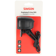 SIMSON S022048 AURORA NAAFDYNAMO KOPLAMP D-LINE 6V 90S OP KAART