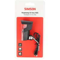 SIMSON S022051 AURORA NAAFDYNAMO KOPLAMP D-LINE 6V 40S OP KAART