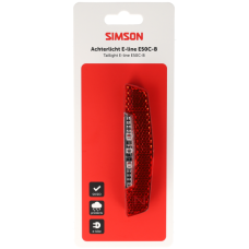 SIMSON S022061 AURORA E-BIKE ACHTERLICHT 6-48V E-LINE E150C-BT OP KAART